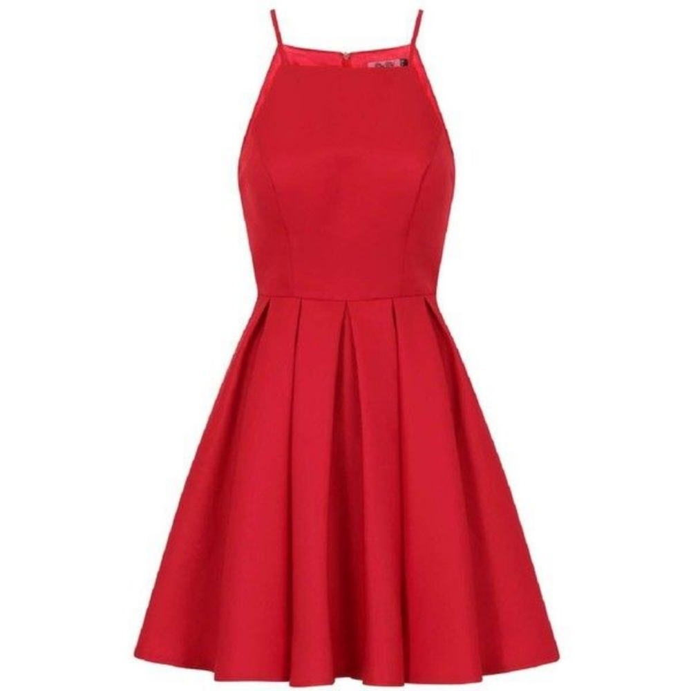 Red Christmas party dress!